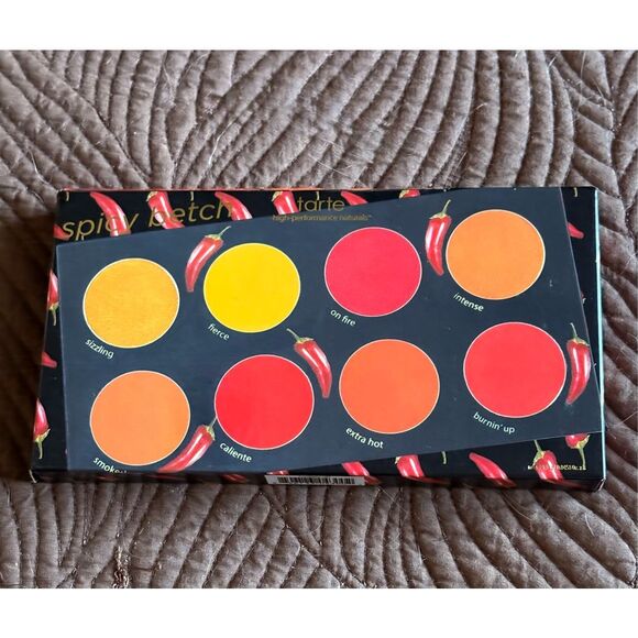 TARTE - NWT - "Spicy Betch" Pressed Pigment Palette. Eight Spicy Hot Shades. - Picture 11 of 14
